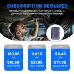 SEEWORLD Car Tracker Magnetic GPS Tracker for Vehicles Hidden Tracking Device for Car with Real-Time Tracking, Subscription Required