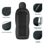 Skechers Car Seat Covers,GOGA Mat Oxford Cloth Seat Covers,Waterproof Car Seat Covers Front Seats,Automotive Universal Fit Seat Cover for Most Cars, Suvs, Trucks,Black