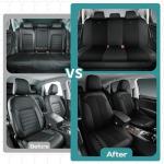 Skechers Car Seat Covers,GOGA Mat Oxford Cloth Seat Covers,Waterproof Car Seat Covers Front Seats,Automotive Universal Fit Seat Cover for Most Cars, Suvs, Trucks,Black