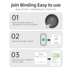 Undetectable GPS Tracker for Vehicles - Real-Time Tracking, No Monthly Fee/No SIM Card, Works with iOS Find My | Mini Hidden Magnetic GPS Locator, Ultra-Slim, IP68 Waterproof, 12-Month Working Time