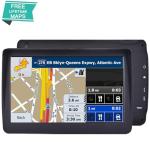 GPS Navigation for Car Truck Navigator 2025 Latest Maps 7 Inch Touch Screen Vehicle GPS Commercial Trucker Navigation Voice Speeding Warning Free Lifetime Update of World Maps