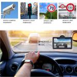 GPS Navigation for Car Truck Navigator 2025 Latest Maps 7 Inch Touch Screen Vehicle GPS Commercial Trucker Navigation Voice Speeding Warning Free Lifetime Update of World Maps