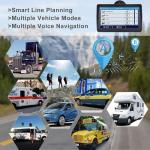 GPS Navigation for Car Truck Navigator 2025 Latest Maps 7 Inch Touch Screen Vehicle GPS Commercial Trucker Navigation Voice Speeding Warning Free Lifetime Update of World Maps