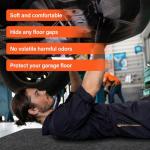 TIXANF 2 Pack 36 x 60 Inch Premium Oil Spill Mat,Garage Floor Mat for Under Car,Highly Absorbent Maintenance Mat Protect Your Floor from Oil Drips, Spills, Splashes and Stains