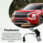 Front View Camera Compatible with 2022-2024 Mitsubishi Outlander 2.4L 2.5L 2023-2024 Outlander PHEV 2.4L Replace 8781A314 284F1W040P Parking Assist