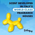 Little Pup 96602 Vanilla Scent, Car Air Freshener, Clips to A/C Air Vent, Alcohol-Free Fragrance Oil, Non-Hazardous and Non-Toxic Plastic, Set of 1