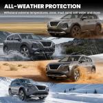 LASFIT Floor Mats & Backrest Mats & Cargo Mat for Nissan Rogue 2026 2025 2024 2023 2022 2021 (Not Fit Rogue Sport), All Weather TPE Custom Fit Floor Liners Car Mats Accessoires, Black