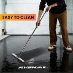 RVSNAIL Garage Floor Mat, 8'6''x22' Heavy Duty 1.2inch Thick Containment Mats, Waterproof PVC Matwith High Elastic Sponge Column, Non-Slip Surface, Parking Mat with a Squeegee