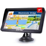 URFRU 7-inch GPS Navigator for Car Truck RV Pickup, 2026 Offline Map with Free Updates Lifetime, Big HD Touchscreen, Satallete Navigation, Voice Guidance, Speed & Traffic Alerts, Custom Truck Routing