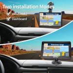 URFRU 7-inch GPS Navigator for Car Truck RV Pickup, 2026 Offline Map with Free Updates Lifetime, Big HD Touchscreen, Satallete Navigation, Voice Guidance, Speed & Traffic Alerts, Custom Truck Routing