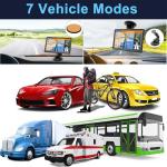 GPS Navigator for Car with Latest 2026 Map Free Update, 7" Car GPS Navigation System for Truck Commercial Drivers, with Voice Turn Guidance, Red Light Speedcam Warning, POI/Zip Search, 7 Vehicles, FM