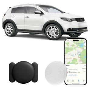 GPS Tracker for Vehicles, 1PCS Tracker Device for Vehicles Work with Find My (iOS Only), Tracking Devices for Cars Hidden with Magnetic Case, No Monthly Fee Car Tracker, Waterproof GPS Trackers