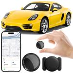 Mini GPS Tracker for Vehicles, Car Tracker Device Hidden for Vehicles, Car GPS Tracking Device for Vehicles,Hidden Tracking Device Real-Time No Subscription No Monthly Fee for Car,Trucks,Motorcycles
