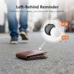 2 Pack GPS Tracker for Vehicles Work with Find My (iOS Only) Real Time Mini Car Air Tracker Tag Devices Global Coverage Hidden Car Locator Tracking No Monthly Fee No Subscription No SIM Card Required