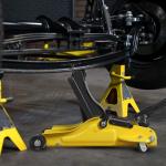 YELLOW JACKET 2.5 Ton Trolley Jack with Carrying Case Hydraulic Low Profile Floor Jack for Cars Lift with Single Piston Lift Pump, 5500 lb Capacity…