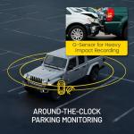 STINGER STR4KEJT 9.66" 4K UHD Rearview DVR Monitor Mirror Camera Front/Rear Dashcam & 2K Backup Cam, OEM Look/Secure Mount, Park Monitor, G-Sensor, Anti-Glare, GPS, 64GB Card (Gladiator JT 2020-2025)