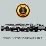 STINGER STR4KEJT 9.66" 4K UHD Rearview DVR Monitor Mirror Camera Front/Rear Dashcam & 2K Backup Cam, OEM Look/Secure Mount, Park Monitor, G-Sensor, Anti-Glare, GPS, 64GB Card (Gladiator JT 2020-2025)