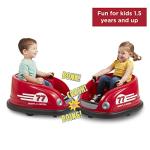 Radio Flyer 6V Battery Powered Bumper Car, Electric Ride On with Remote, Toddler Ride On Toy for Ages 1.5+ Years