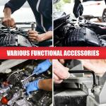 AMM Mechanics Tool Set, 1/4 in, 3/8 in and 1/2 in Drive socket set, 202 Piece