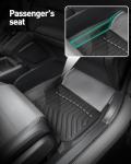Car Floor Mats for Honda CRV: 2017-2022 Cargo Liner(Not for Hybrid), Full Set All Weather Floor Liners Trunk Mat for Honda CR-V 2017 2018 2019 2020 2021 2022, Custom Fit TPE Accessories for CR V Black