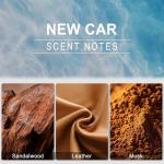 JUSTTOP New Car Scent Car Air Freshener Clip,Provides Long Lasting Fragrance Holding for Over 120 Days,4 Vent Clips,4ml Each,Auto Accessories for Men or Women