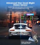 4K+2K Dash Cam Front and Rear,Dash Camera for Cars,Built-in 64G Card,5G WiFi APP Control,HDR Night Vision,24H Parking Mode,Loop Recording,Support 512GB Max(4k+2k)