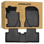 AOMSAZTO Floor Mats Fit for Honda Civic 2006-2011(Not Fit Coupe Model) - Custom Fit All Weather Floor Mat for Civic Accessories, Heavy Duty Rubber Mats, Car Accessories