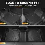 AOMSAZTO Floor Mats Fit for Honda Civic 2006-2011(Not Fit Coupe Model) - Custom Fit All Weather Floor Mat for Civic Accessories, Heavy Duty Rubber Mats, Car Accessories