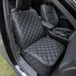 KritterKorner Automotive Seat Covers for Cars, Waterproof Car Seat Cover for Front Seat, PU Leather Car Seat Protector with Nonslip Backing - Universal Fit for Cars, Trucks, SUVs Bucket Seat(1Pcs)