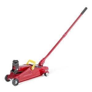 Amazon Basics Hydraulic Floor and Portable Car Jack, 2.2 Short Ton/ 2 Metric Ton/ 2 Tonne / 2000 kg Capacity, Slow Release, Red