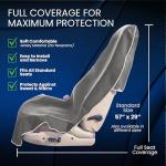 Dri Seats Waterproof Car Seat Cover – Premium Sweat Towel with Slip Resistant Backing for Front Seats in Cars, Trucks, SUVs – Universal Seat Liner, Easy Install (Gray, Large)