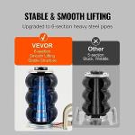 VEVOR Air Jack, 3 Ton/6600 lbs Triple Bag Air Jack, Airbag Jack with Six Steel Pipes, Lift up to 17.7 inch/450 mm, 3-5 s Fast Lifting Pneumatic Jack, with Short Handles for Car Repair