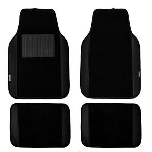 FH Group Car Floor Mats - Carpet for Cars, Universal Fit Automotive All Purpose Car Protector Mat for Most Sedan, SUV, Truck Floor Mats Black