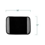 FH Group Car Floor Mats - Carpet for Cars, Universal Fit Automotive All Purpose Car Protector Mat for Most Sedan, SUV, Truck Floor Mats Black