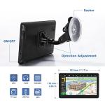 GPS Navigator for Car, 2026 Map 7 inch Touch Screen Car GPS 256-16GB,Voice Turn Direction Guidance, Support Speed and Red Light Warning, North America Lifetime map Free Update Truck(Green)