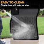 GALVAGNITE Floor Mats for Hyundai Elantra Gas 2021-2026, All Weather Floor Mats Trunk Cargo Liner and Door Sill Guards Accessories, Full Coverage Set (Not fit Hybrid Models)