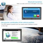 AWESAFE 9" GPS Navigator for Car Truck RV,Car GPS Navigation System with Lifetime Maps Update,Vehicle GPS with Speed and Red Light Warning