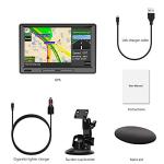 AWESAFE 9" GPS Navigator for Car Truck RV,Car GPS Navigation System with Lifetime Maps Update,Vehicle GPS with Speed and Red Light Warning
