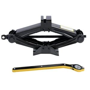 GAOLAOSY 2PCS Car Scissor Jack Kit, Heavy Duty Portable Car Lift Jacks Tool with 2 Ton/4,409 lbs Capacity, Universal Auto Tire Jack with Ratchet Wrench, Auto Emergency Accessories for Cars SUV MPV