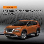 G-PLUS Floor Mats Fit for 2021 2022 2023 2024 2025 Nissan Rogue (Not for Sport Models) Floor Liners,Custom Fit TPE All Weather Protection Heavy Duty Floor Liners Cargo Mats 1st & 2nd Row