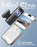 REDTIGER 4K Dash Cam Front, ADAS, Built-in WiFi GPS, Mini Hidden Dash Camera for Cars with G Sensor, 24H Parking Monitor, Free 32GB Memory Card, APP Control, Loop Recording, Night Vision (F9 Lite)
