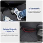 Drytuns Floor Mats for Honda CR-V 2023 2024 2025 2026, TPE Rubber All Weather Floor Liners for Honda CRV Hybrid & e:FCEV 2023-2026, Odorless Anti-Slip 1st & 2nd Row Car Liners