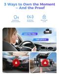 FREEXAR 4K 360° Dash Cam, 4-Channel Dash Camera for Cars, Full Coverage Front Rear Left Right Inside with GPS, 5.8GHz Wi-Fi & App, Night Vision, Voice Control, 24H Parking Mode, 128GB Card Included