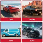 Rubbermaid Car Mats, Carpeted Floor Car Mat with Faux Leather & Built-in Heel Pad, Two-Tone Car Rug Floor Mats, Stylish Carpeted Floor Mats for Cars, Trucks & SUVs Black Color