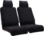DREAMANIA Waterproof Seat Cover, 2pcs Upgraded Sweat Carseat Protector, Perfect for Universal Anti-Slip Car Truck SUV Seat, Ideal for Surfing Yoga Gym Workout, Black
