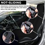 DREAMANIA Waterproof Seat Cover, 2pcs Upgraded Sweat Carseat Protector, Perfect for Universal Anti-Slip Car Truck SUV Seat, Ideal for Surfing Yoga Gym Workout, Black