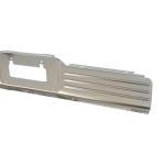 ALMULOO Rear License Plate Holder Bracket Compatible with 1964 Chevy Chevrolet Impala/Bel Air/Biscayne Steel Chrome License Plate Panel Mounting Frame Silvery