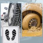 100 Pcs Paper Car Floor Mats - 20"x16" Disposable Auto Floor Pads with Footprint Words | Bulk White Kraft Paper Mats for Car Detailing Supplies, Dealerships & Vehicle Protection