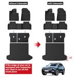 LASFIT Floor Mats & Cargo Mat with Seatback for Hyundai Tucson Gas 2026 2025 2024 2023 2022 SEL/SEL Convenience/SE/XRT, All Weather TPE Car Mats Custom Fit Tucson 2022-2026 Floor Liners & Trunk Mat