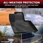 LASFIT Floor Mats & Cargo Mat with Seatback for Hyundai Tucson Gas 2026 2025 2024 2023 2022 SEL/SEL Convenience/SE/XRT, All Weather TPE Car Mats Custom Fit Tucson 2022-2026 Floor Liners & Trunk Mat